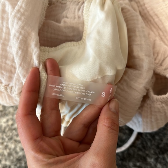 Little Lie Tie Up Top - Picture 7 of 7